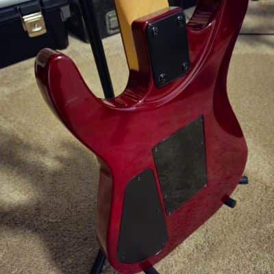 Jackson Dinky HSS JSDXQ TRANSPARENT Red 2000’s - TRANSPARENT Red image 9