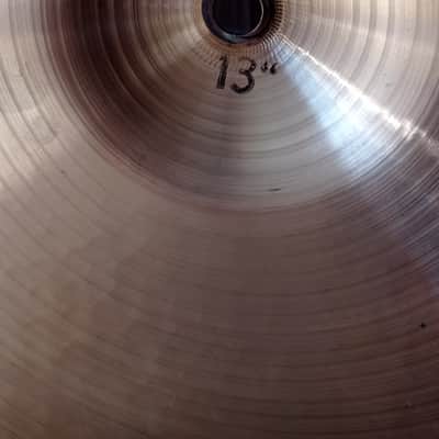 Vintage Paiste 505 13" Medium Hi-Hat Cymbals (1980, Black Label, Made in Germany) image 10