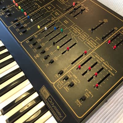 ARP Odyssey MKII 2810 Vintage Analog Synth - Black/Gold - Full Restoration! image 2