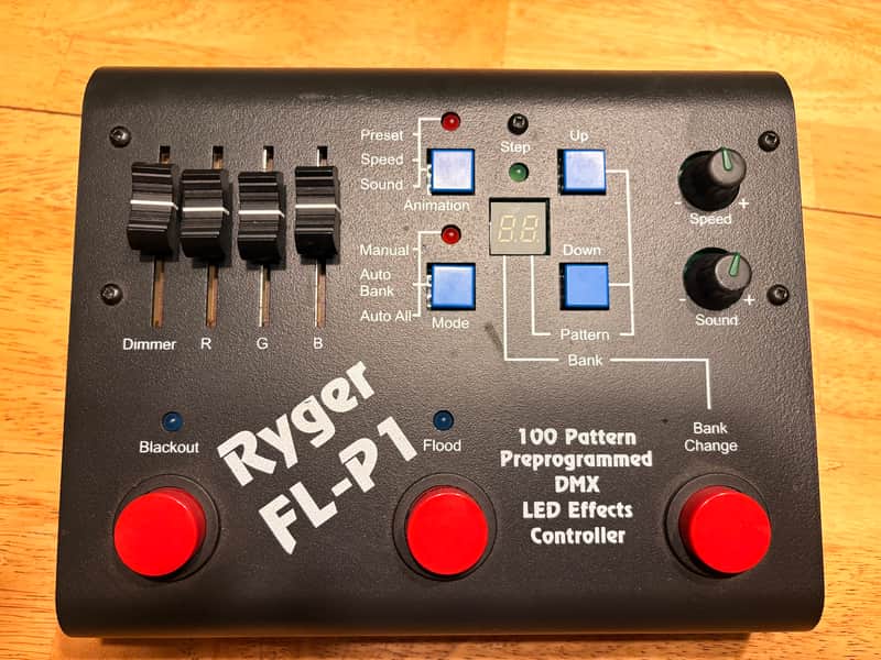 Ryger FL-P1 100 Pattern Programable DMX LED Effects Controller image 1