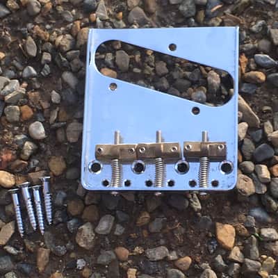 Relic Tele Ashtray Bridge Nickel Old Aged Compensated Brass Saddles For Fender image 6