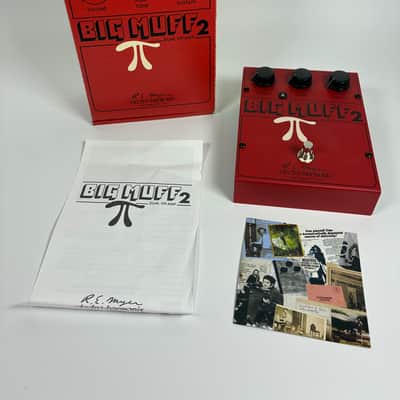 Electro-Harmonix / JHS Big Muff 2 Dual Op-Amp Fuzz - Excellent Condition with Box and Documents image 2