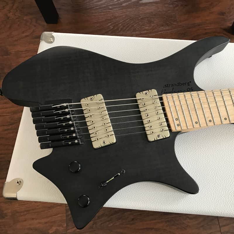 Strandberg Boden OS7 w Bareknuckle Aftermath Pickups Black/Maple