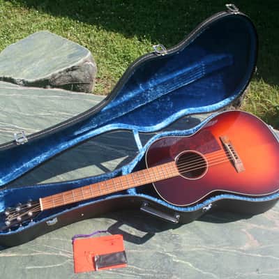 1998 Alvarez Yairi "Gibson LG-3 style" G-1F Acoustic Guitar Sunburst+Original Hard Case and more image 1