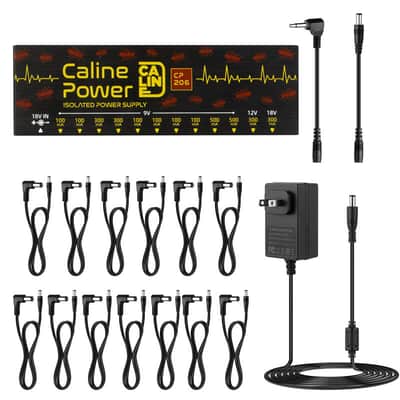 Caline CP-206 Pedal Power Supply Isolated 12-Outputs, Price include the import duty to US buyer