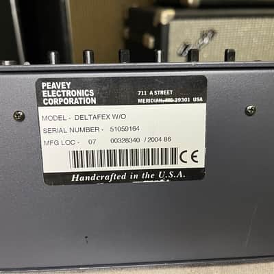 PEAVEY "DELTAFEX" EFFECTS PROCESSOR - USA image 14