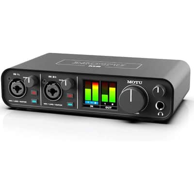 Mint MOTU M2 2x2 USB-C Audio Interface Bundle w/Samson SRH350 Over-Ear Stereo Head... image 2