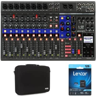 Zoom LiveTrak L-12 Digital Mixer with Case image 2