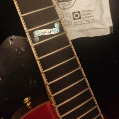 Luthierie hand made Shaving les Paul style 2017 - Red and Yellow image 5