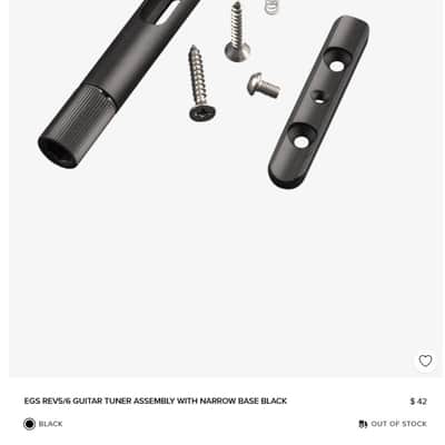 Strandberg EGS Rev7 MonoRail Bridge Tuner Assemblies - Black | Boden NX 7 String | image 8