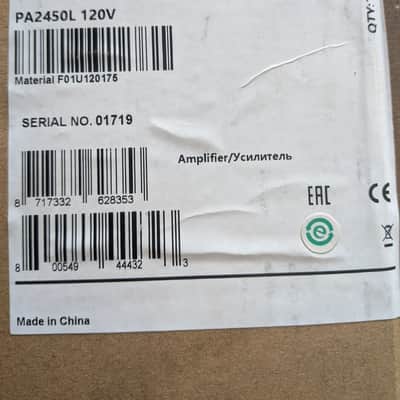 New Electro-Voice PA2450L DUAL CHANNEL 450W Rackmount Power Amplifier 4/8 Ohm image 2