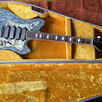 WELSON EARLY SOLID BODY 1962 - MARBLE & GLITTER image 13