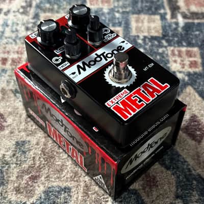 Modtone MT-EM Extreme Metal True Bypass Guitar Effect Pedal W/ Original Box & Paperwork! image 2
