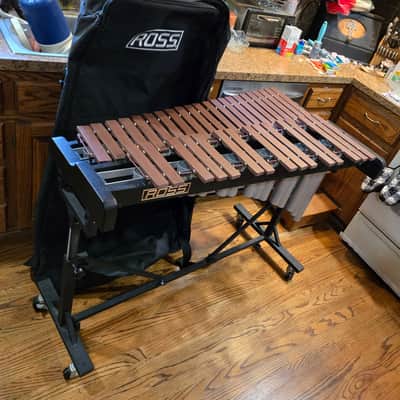 Ross R409 3 Octave Marimba with Height-Adjustable Rolling Stand and Padded Gig Bag – Local Pickup Only image 8