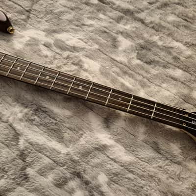 Dean Jeff Berlin Player Signature - Trans Brazilia Burst - 2010s - Dual Humbuckers - Active - 4-String Bass image 6
