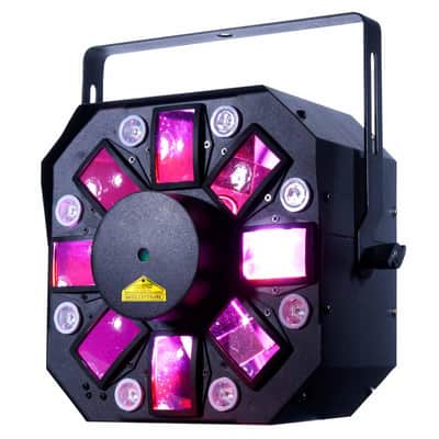 ADJ Stinger II 3-FX-IN-1 LED Effect Light + X-Static Twister Fog Machine image 2