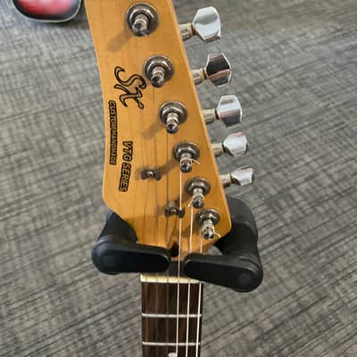 SX Electric guitar Lefty 3/4 White image 3