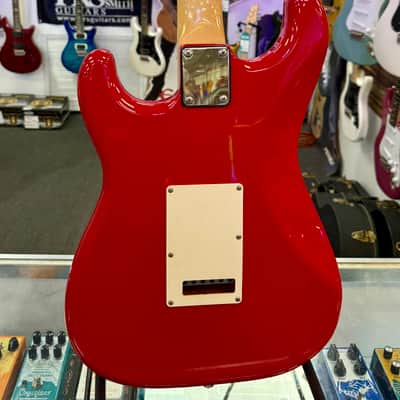 Squier Stratocaster Made In Japan with System 1 Tremolo, Red - Pre Owned image 9