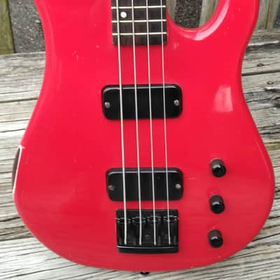 Vintage 1987 Gibson Bass IV Ferrari Red "ThunderBird In a Tuxedo" 100% Original Bass Guitar w OHSC image 2