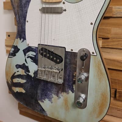 E-Gitarre Guitar Jimi Hendrix  Telecaster Steel 2024 image 1