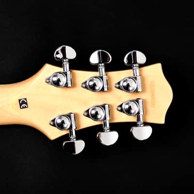 BootLegger Guitar Single Barrel Brown Red Black Burst Custom Case & Flask P90 & Single Coil image 18