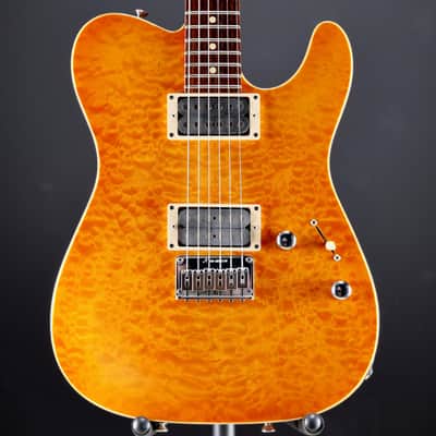 Tom Anderson Cobra Translucent Amber Burst with Binding image 2