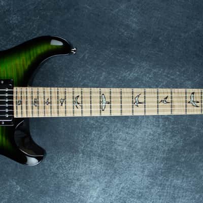 PRS Wood Library Custom 24 Green Fade Smoke Burst 2021 ~ Secondhand image 2