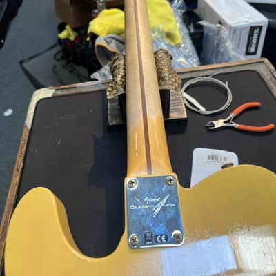 Fender Custom Shop 1954 Telecaster Electric Guitar - Aged Nocaster Blonde image 14