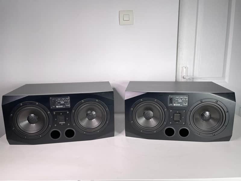 ADAM Audio S3-A Active Nearfield / Midfield Monitors (Pair) 2000s - Black image 1