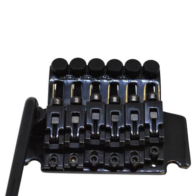 Floyd Rose Licensed Low-Pro Double Locking Tremolo Electric Guitar Bridge Black image 1