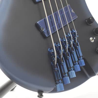 Ibanez EHB5MSBSP-MAM Bass Workshop 2024 - Present - Midnight Arctic Ocean Metallic image 7