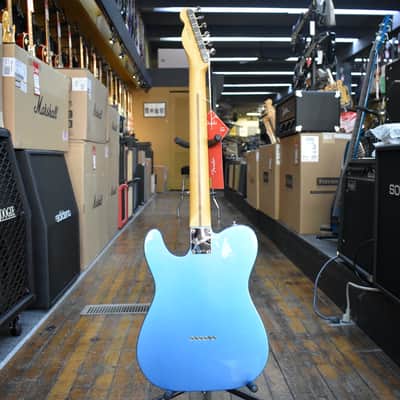 Fender American Professional Classic Telecaster Electric Guitar Faded Lake Placid Blue w/Padded Gig Bag image 6