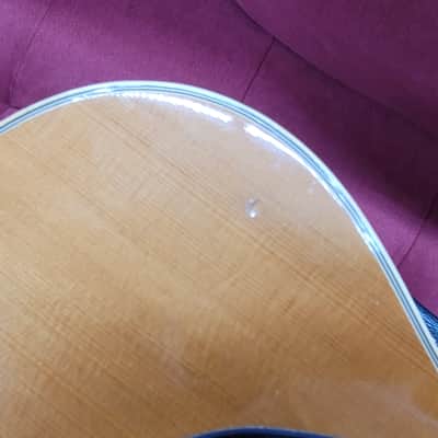 Epiphone FT-130 Caballero 1970s with Chipboard Case- Natural image 7