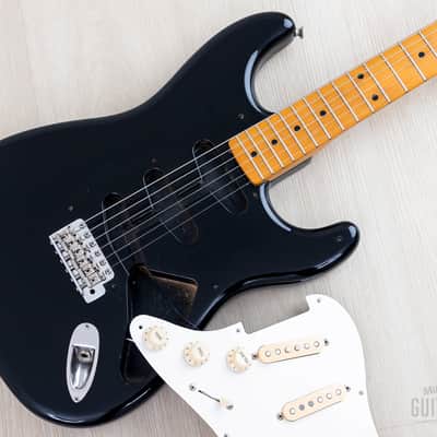 1988 Fender Stratocaster ‘57 Vintage Reissue ST57-55 Black w/ Hangtag, Japan MIJ Fujigen image 21