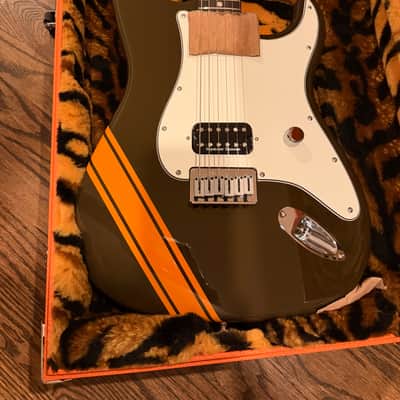 Fender To The Stars Limited Edition Tom Delonge "Padre" Stratocaster 2025 - Brown w/ Orange Competition Stripe image 2