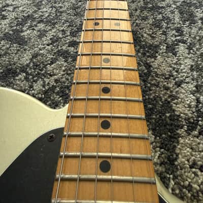 Fender Blacktop Telecaster 2011 MIM HH Inca Silver Maple Fretboard Guitar image 11