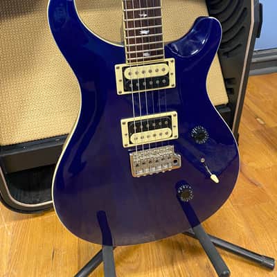 PRS SE Standard 24 2018 - 2023 - Translucent Blue with PRS gig bag image 3