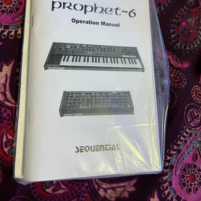 Sequential Prophet-6 Desktop 6-Voice Polyphonic Synthesizer 2018 - 2020 - Black with Wood Sides image 16
