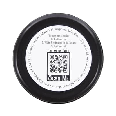 Monty's Montypresso - The Original Guitar Relic Wax Tin image 2