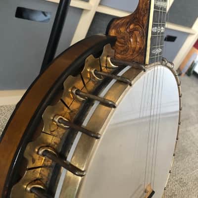 Stunning Vega Vegaphone / Tubaphone  Artist  Tenor Banjo c.1926 (94 years old!) image 19