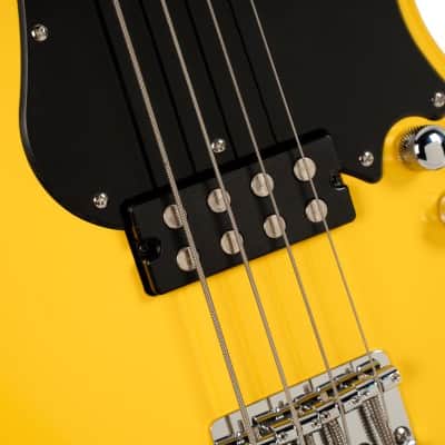 Cort GB Short Scale Bass Guitar w/Gig-bag. Yellow Crush image 3