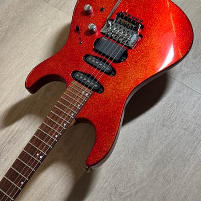 Hamer USA Centaura 1991 – Candy Apple Red / Sparkle Nitro Finish – Custom Shop Quality image 9