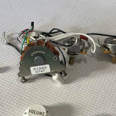 2010's MIM Fender Mexican Standard Stratocaster Guitar Factory Electronics Wiring Harness image 8