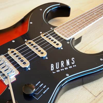 Burns London Bison 62 Vintage Reissue Electric Guitar Tri-Sonic Near Mint w/ ohsc image 8