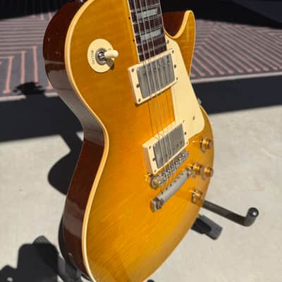 Gibson Les Paul 59 Standard Murphy Lab Heavy Aged Lemon Busrt - Murphy Lab Heavy Aged Lemon Burst image 5