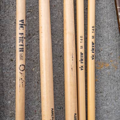 LOT of 7 Pair Vic Firth Mallets T5 T6 M7 M170 - Very Good Condition image 2