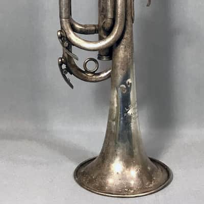 1935 Frank Holton & Co. Legonnaire Single Valve Tenor Bugle image 3