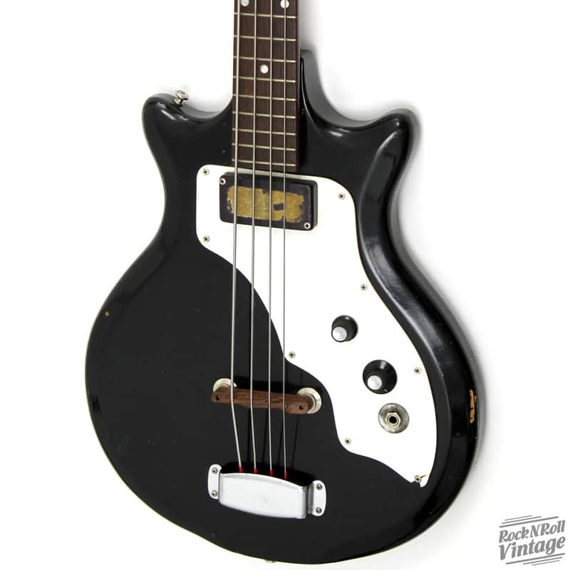 1960's Supro Pocket Bass Black image 1