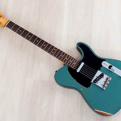 Fender Custom Shop 1963 Telecaster Custom Relic Sherwood Green w/ Twisted Tele, Seymour Duncan Little '59 image 10