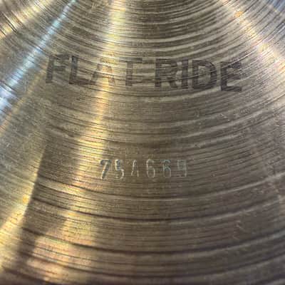 Paiste 2002 18” Flat Ride 1977 image 2